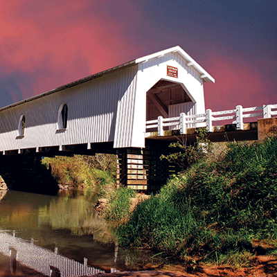 WS Covered Bridges: Covered Bridges Over Crabtree Creek