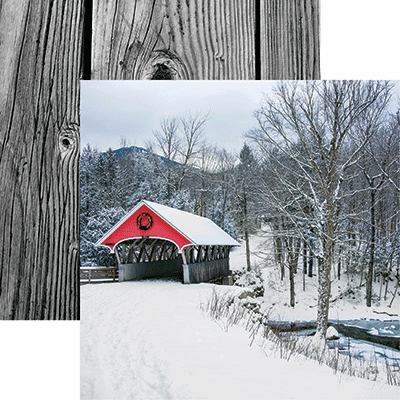 Covered Bridges: Snow Covered