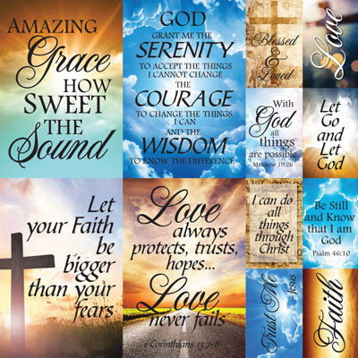 WS Devoted Faith 2: 12x12 Poster Sticker