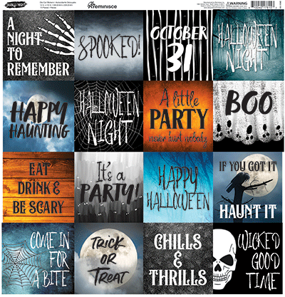 WS Dark Night: Dark Night 12x12 Sticker