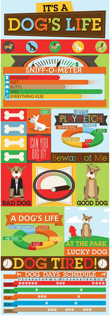 WS It's a Dog's Life: Graphic Sticker