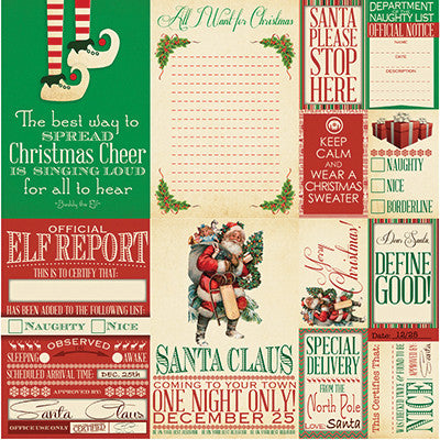 Dear Santa: 12x12 Poster Sticker