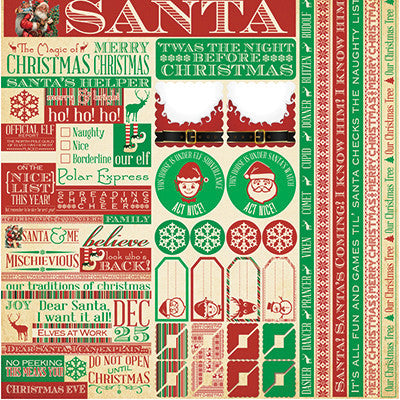 WS Dear Santa: 12x12 Multi Sticker