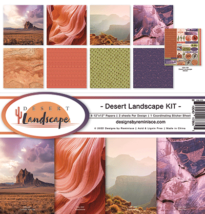 Desert Landscape: Desert Landscape Collection Kit - Designs By Reminisce