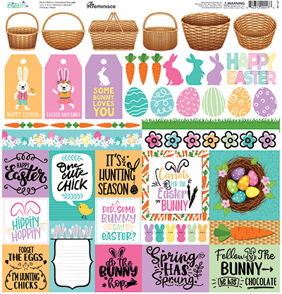 WS Easter Time: Easter Time 12x12 Sticker
