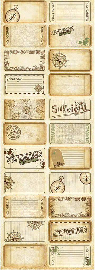 WS Expedition Destination: Tickets and Tags Sticker