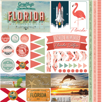Florida: Florida 12x12 Sticker