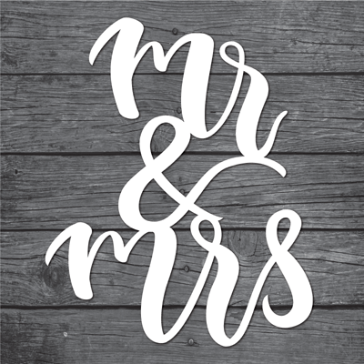WS Frameable Quotes: Mr and Mrs