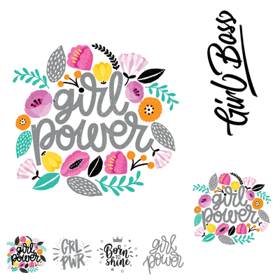 WS Frameable Quotes: Girl Power
