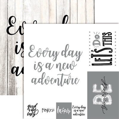 Frameable Quotes: New Adventures
