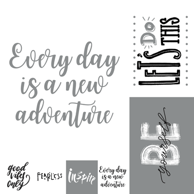 WS Frameable Quotes: New Adventures