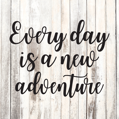 WS Frameable Quotes: New Adventures