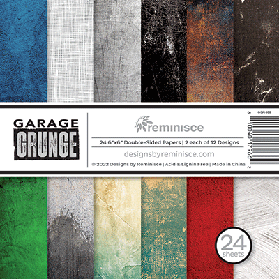 WS Garage Grunge: Garage Grunge 6x6 Paper Pad