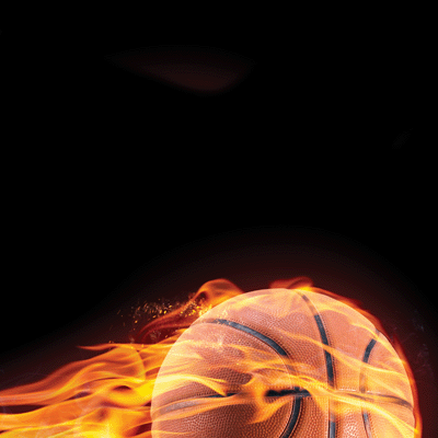 Game Day: Basketball: Basketball on Fire