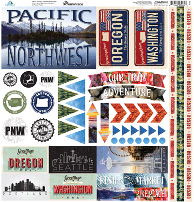 The Great Northwest: The Great Northwest 12x12 Elements Sticker