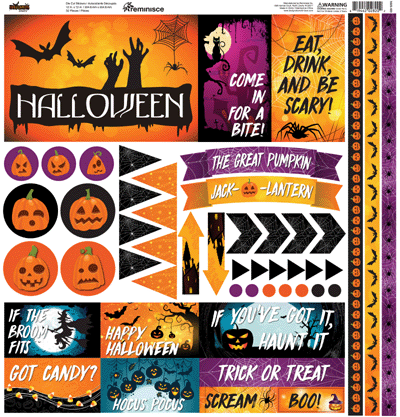 Halloween Night: Halloween Night 12x12 Elements Sticker