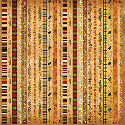 WS Harvest: 12 x 12 Border Sticker