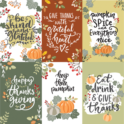 Hello Autumn: Be Grateful