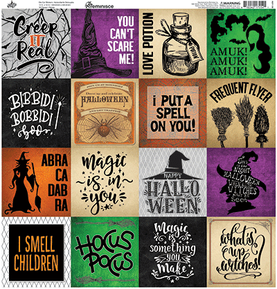 WS Hocus Pocus: Hocus Pocus 12x12 Sticker