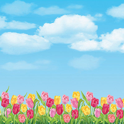 Happy Easter: Spring Tulips