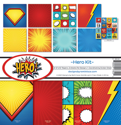 Hero Safe Sticker Hero: Hero 12x12 Sticker - Designs By Reminisce