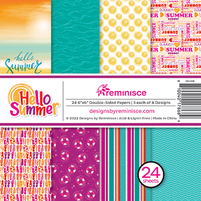 WS Hello Summer: Hello Summer 6x6 Paper Pad