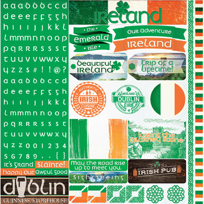 WS Ireland: Ireland 12x12 Sticker
