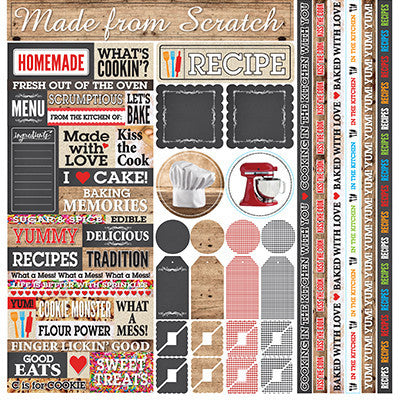 WS In the Kitchen: WS In the Kitchen 12x12 Multi Sticker