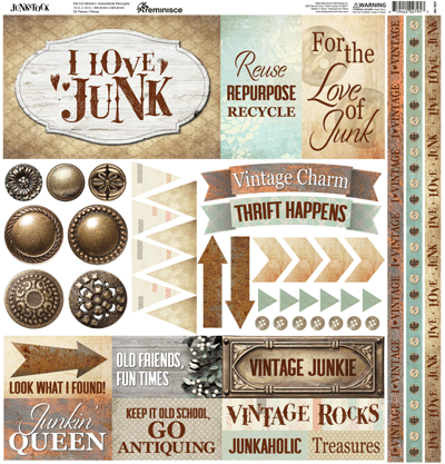 Junkstock: Junkstock 12x12 Sticker