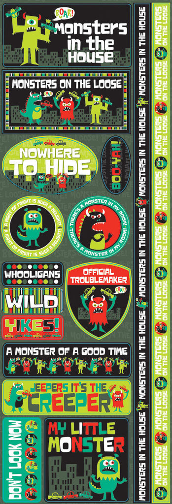 Monsters in the House: Combo Sticker