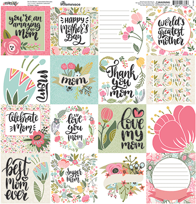 Mom Sticker Square Mom Life: Mom Life 12x12 Sticker - Designs By Reminisce
