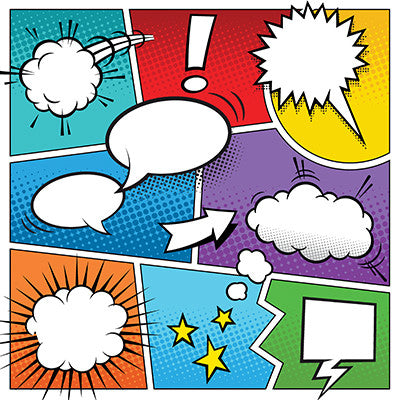 My Super Hero: Comic Book Panel