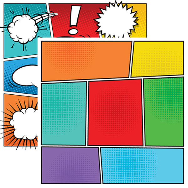 My Super Hero: Comic Book Panel