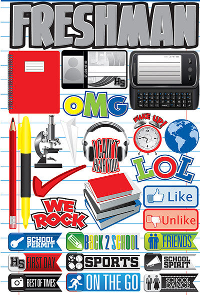 Making the Grade: Freshman 3D Sticker