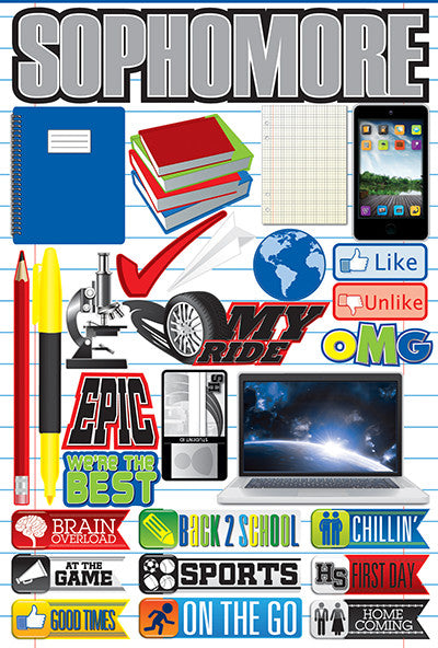Making the Grade: Sophomore 3D Sticker