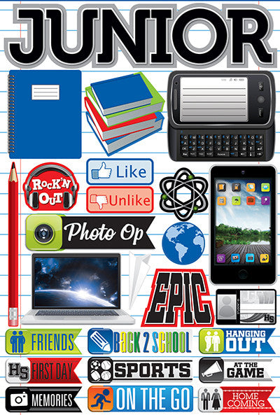 Making the Grade: Junior 3D Sticker