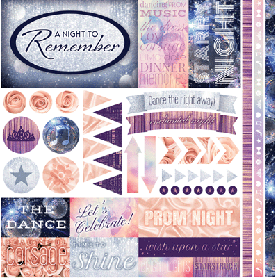 WS A Night to Remember: A Night to Remember 12x12 Sticker