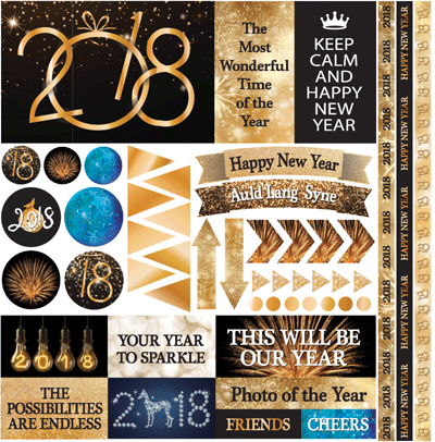 WS New Year's 2018-12x12 Elements Sticker