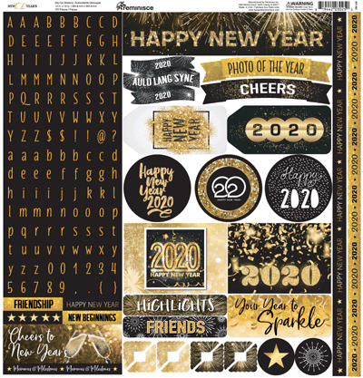 New Year's 2020: New Year's 2020 Alpha Sticker