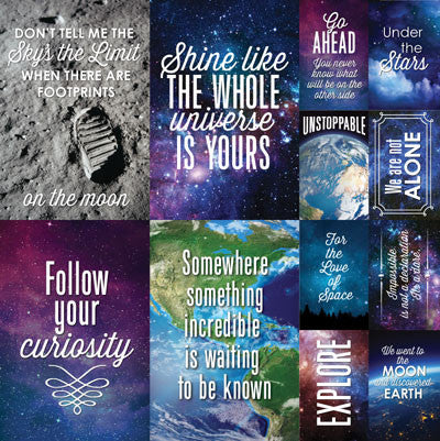 WS Outer Space: 12x12 Poster Sticker