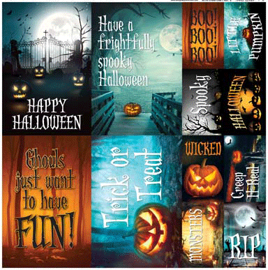 WS Pumpkin Hallow: Pumpkin Hallow 12x12 Poster Sticker