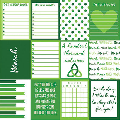 WS Planit Now: March 12"x12" Paper