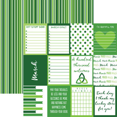 WS Planit Now: March 12"x12" Paper