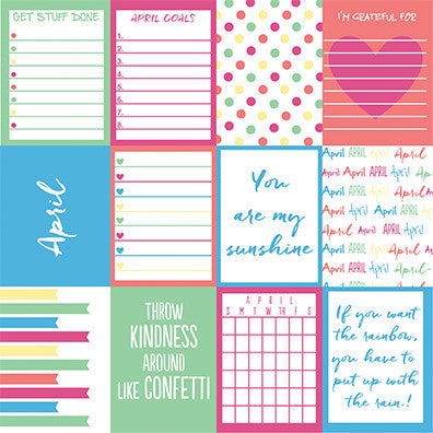 Planit Now: April 12"x12" Paper
