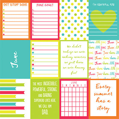 Planit Now: June 12"x12" Paper