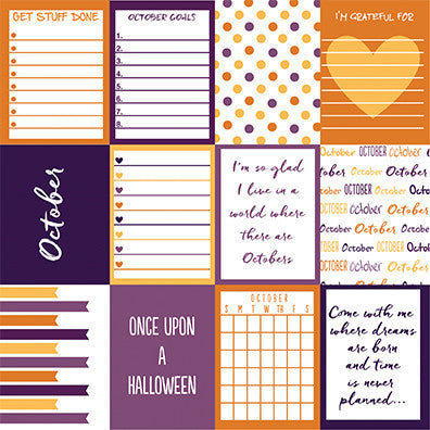 Planit Now: October 12"x12" Paper