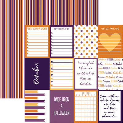 WS Planit Now: October 12"x12" Paper