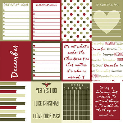 Planit Now: December 12"x12" Paper