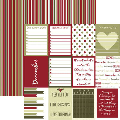 WS Planit Now: December 12"x12" Paper