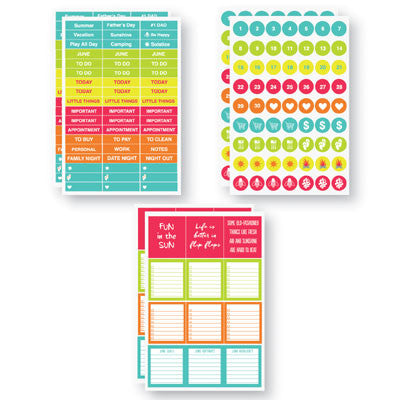 WS Planit Now: June 4 x 6 Calendar Sticker